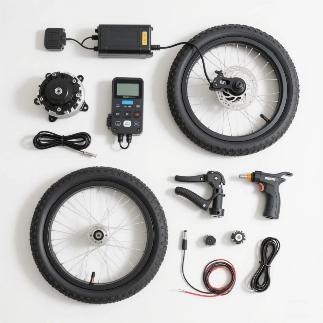 Electric Bike Conversion Kit 48V 52V 60V 72V 1000W 1200W 1500W 2000W 3000W Rear Hub Motor for E-Bike Upgrade
