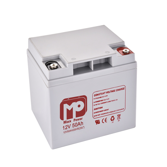 12V50AH Deep Cycle Sealed Lead Acid Battery for Solar Storage and Backup Power Systems