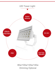 Football Field Solar Mobile Light Towers High-Efficiency LED Off-Grid Lighting for Sports Fields and Construction Sites Biglux