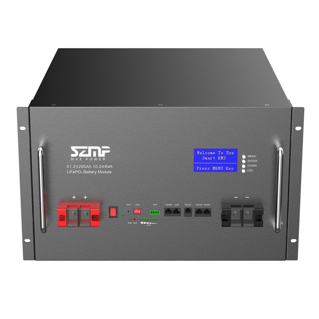 51.2V200AH Lithium Battery Rack-Mounted 10.24kWh Solar Energy Storage System for Telecom and Home Backup