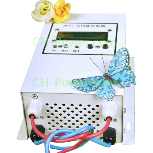 MPPT Solar Charge Controller 30A 12/24/36/48V 175Vdc Input Real MPPT Technology with LCD Display for Solar Off-Grid Systems