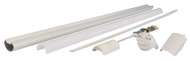 LED Aluminum T8 Tube Microwave Sensor 1-8M Detection 18-25S Timer for Smart Lighting Energy Saving