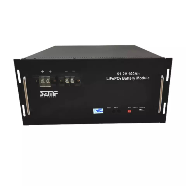 51.2V100AH Rack Mounted LiFePO4 Battery 4000-6000 Cycles for Solar Energy Storage and Telecom Backup