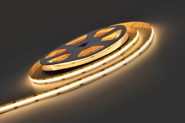 COB Series Strip No Glare 8mm 10mm FPC Width 12V 24V Low Voltage Lighting for Residential and Commercial Use