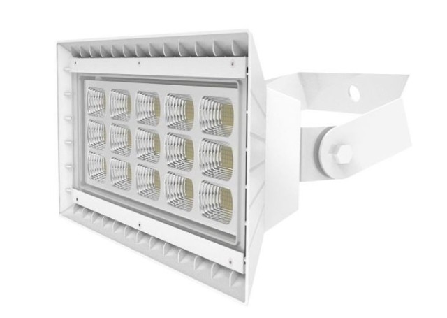 240W High Power Flood Light IP66 Waterproof, RGB Color Changing, APP Control Outdoor Lighting for Stadium Garden Building BIGLUX