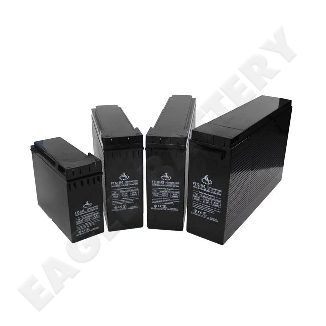 FTG Series 12V 50Ah-180Ah Front Terminal Gel Battery for Telecom and UPS Systems