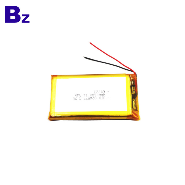 Rechargeable Li-Polymer Battery 4000mAh 3.7V with Wire for Power Bank UFX