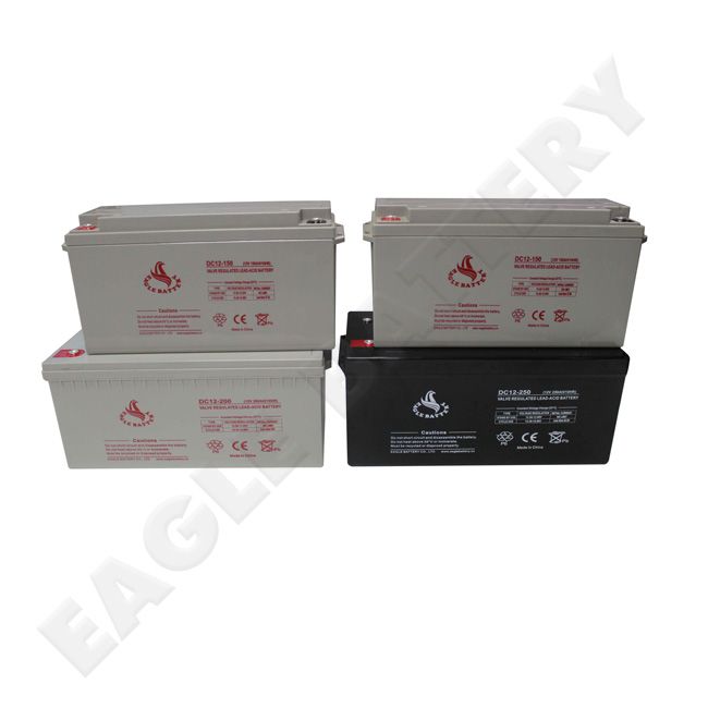 Deep Cycle Series 12-Year Float Life 6V 12V Batteries for Solar Storage and Electric Vehicles Eagle Battery