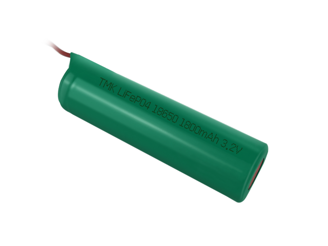 18650 LiFePO4 Battery 1800mAh 3.2V High Rate Discharge for Power Tools, Solar Storage, Electric Wheelchairs TMK