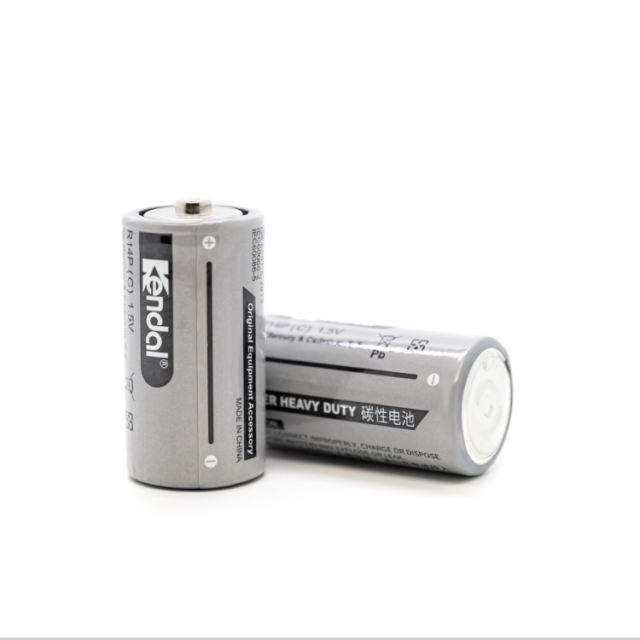 Carbon Zinc Battery C R14P 1.5V Heavy-Duty Long Shelf Life 3 Years for Radios Torches Medical Devices Kendal