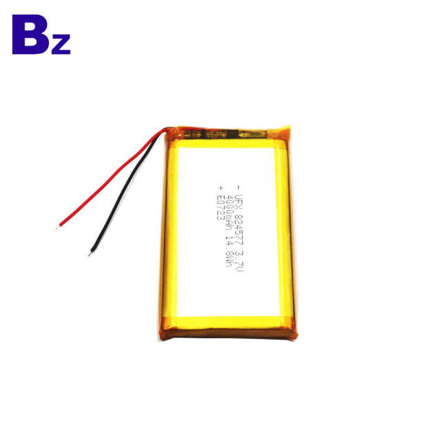 Rechargeable Li-Polymer Battery 4000mAh 3.7V with Wire for Power Bank UFX