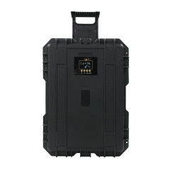Trolley Mobile Solar Generator 5000W Portable Power Station with Sine Wave Inverter for Outdoor Emergency Backup Power