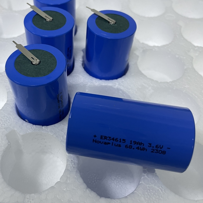 LiSOCl2 Battery 3.6V High Capacity Long Life for Utility Metering and GPS Tracking NovaBattery