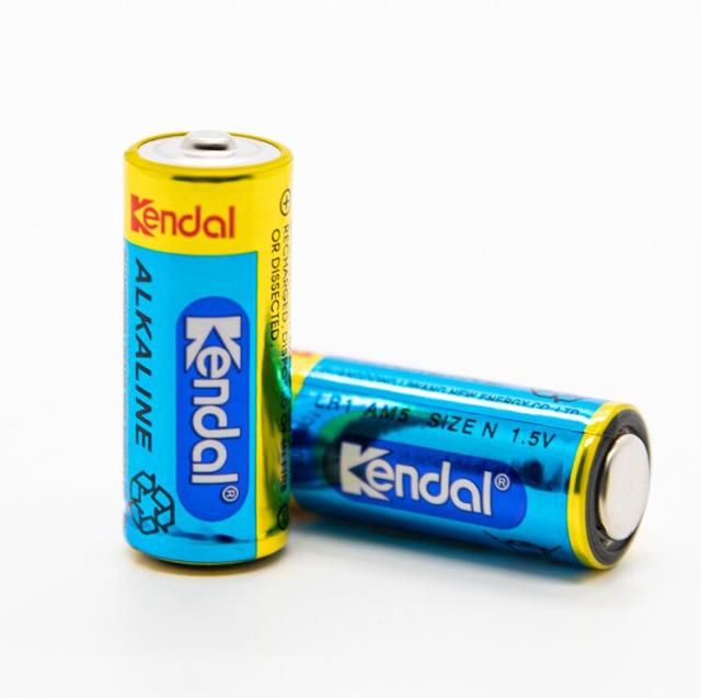 Alkaline Battery N LR1 1.5V High Capacity Long Shelf Life 5 Years for Laser Pointer Anti-Theft Devices Kendal