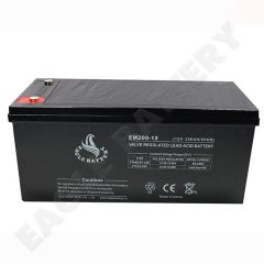 EM12-200 12V 200Ah AGM Battery 12-Year Float Life for UPS and Telecommunication Systems Eagle