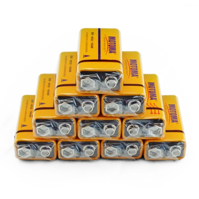 9V 6F22 Super Heavy Duty Battery for Toys and Alarm Systems
