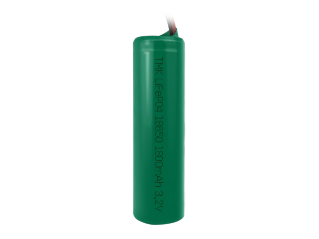 18650 LiFePO4 Battery 1800mAh 3.2V High Rate Discharge for Power Tools, Solar Storage, Electric Wheelchairs TMK