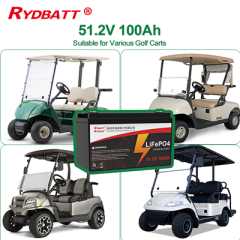 R38100-38.4 V 100Ah Golf Cart Battery Long-Life High-Cycle Lithium Iron Phosphate for Golf Carts and Light EVs Ryder