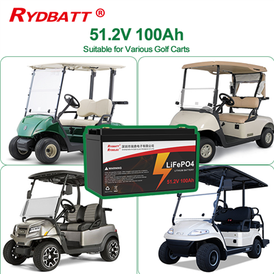 R38100-38.4 V 100Ah Golf Cart Battery Long-Life High-Cycle Lithium Iron Phosphate for Golf Carts and Light EVs Ryder