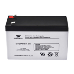 12V 7.2Ah AGM Lead Acid Battery Rechargeable Sealed Maintenance-Free for Home UPS Systems Sunstone