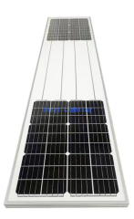 Half-cell 60W Monocrystalline Solar Panel High Efficiency 36V Anodized Aluminum Frame for Off-grid Solar Systems