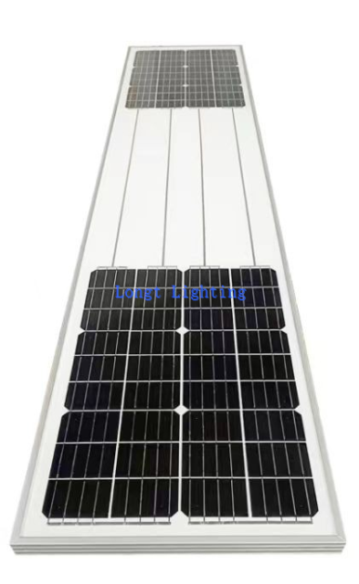 Half-cell 60W Monocrystalline Solar Panel High Efficiency 36V Anodized Aluminum Frame for Off-grid Solar Systems