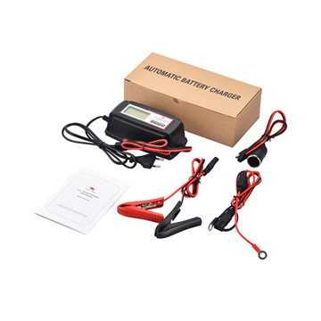LiFePO4 Battery Charger 12V 6A Adaptive Charging for Car Motorcycle and Automotive Batteries Sunstone Power