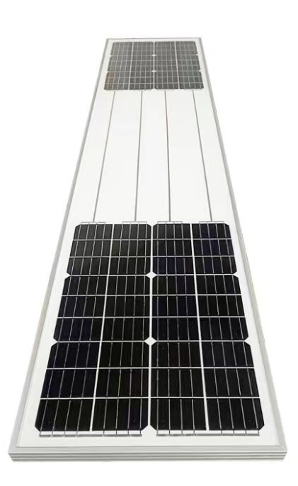 Half-cell 60W Monocrystalline Solar Panel High Efficiency 36V Anodized Aluminum Frame for Off-grid Solar Systems