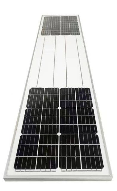 Half-cell 60W Monocrystalline Solar Panel High Efficiency 36V Anodized Aluminum Frame for Off-grid Solar Systems