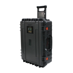Trolley Mobile Solar Generator 5000W Portable Power Station with Sine Wave Inverter for Outdoor Emergency Backup Power