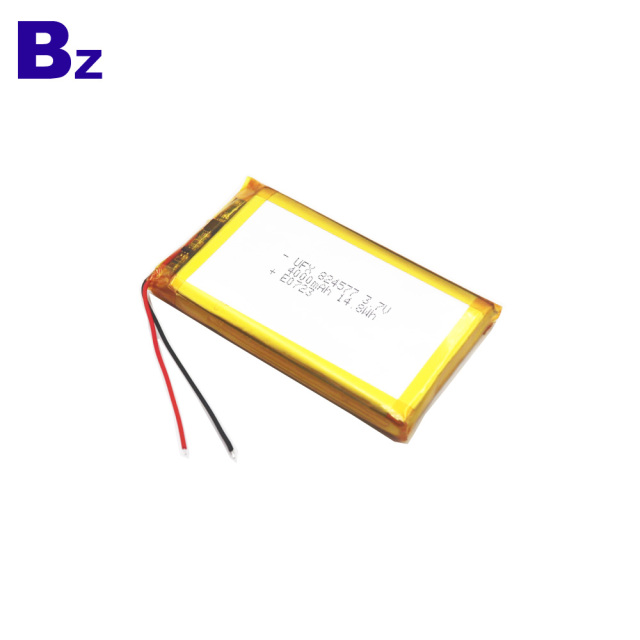 Rechargeable Li-Polymer Battery 4000mAh 3.7V with Wire for Power Bank UFX
