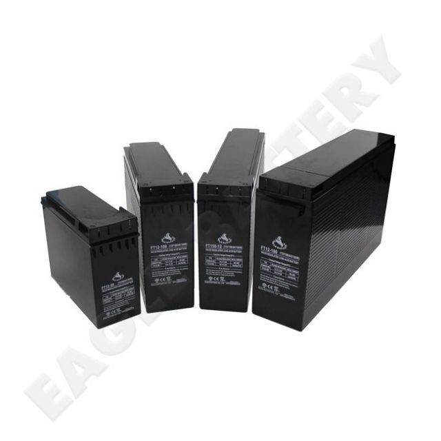FTG Series 12V 50Ah-180Ah Front Terminal Gel Battery for Telecom and UPS Systems