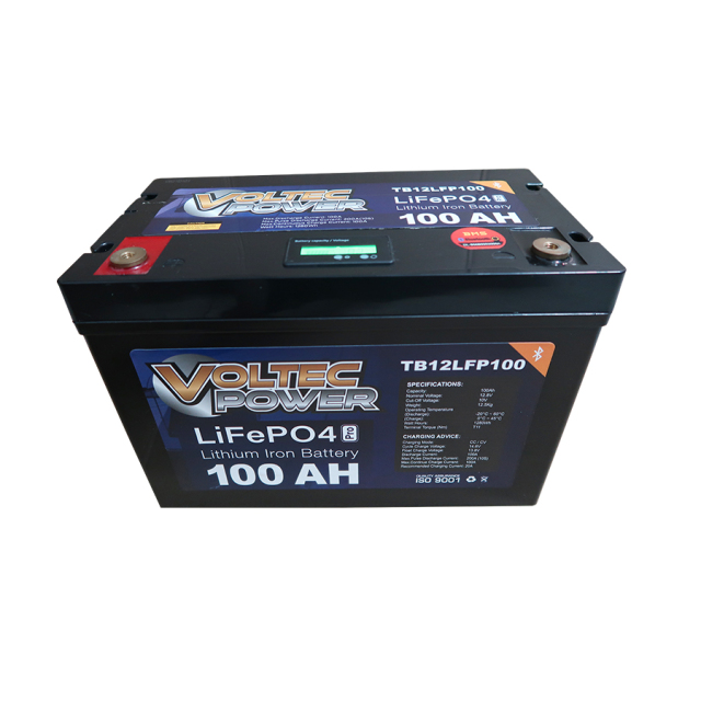 12V Lead Acid Battery Replacement LiFePO4 12V-48V High Cycle Life for Solar RV Marine Applications