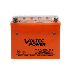 SMF Gel Motorcycle Battery Gel Technology, Maintenance-Free, Leak-Proof for Motorcycles and ATVs VOLTEC