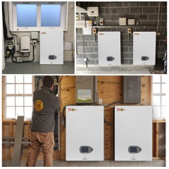 Wall Mount Energy Storage Lithium Battery 48V 200Ah 10.24KWh 10KW Powerwall for Home Backup Solar System SRSOALR