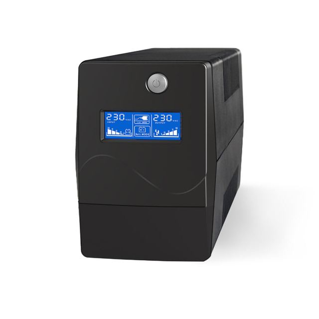 Line-interactive UPS BK400-1000VA LCD 9AH Battery, Simulated Sine Wave for Networking Applications