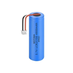 Lithium Ion Battery ICR 21700 4800mAh 3C High-Capacity Long-Life Cycle for Energy Storage and EV Applications