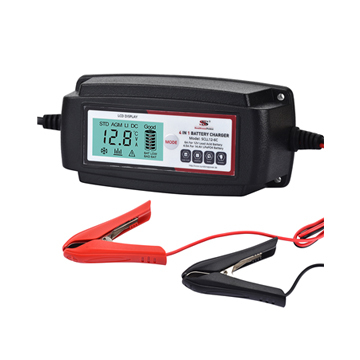 LiFePO4 Battery Charger 12V 6A Adaptive Charging for Car Motorcycle and Automotive Batteries Sunstone Power
