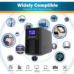 On-line UPS PX1K, PX1KL, PX2KL 1000VA 900W Pure Sine Wave for Security Monitoring Alarm OEM