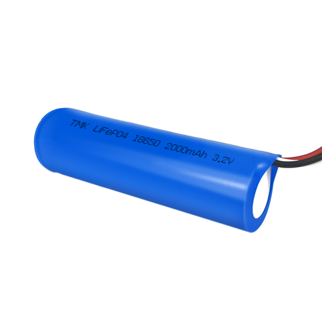 LiFePO4 Battery 18650 2000mAh 3.2V High Cycle Life 3000 for Power Tools Solar Lighting OEM