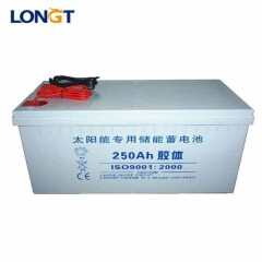 Wholesale Solar Gel Battery Storage 12v 200ah High Pure Lead Sealed Maintenance-Free Outdoor Solar Street Light LONGT