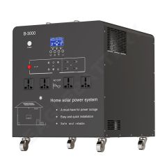 B-3000 Lead Acid Battery 24V100AH 3000W Solar Power Station for Home and Industrial Energy Storage