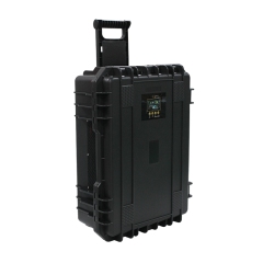 Trolley Mobile Solar Generator 5000W Portable Power Station with Sine Wave Inverter for Outdoor Emergency Backup Power