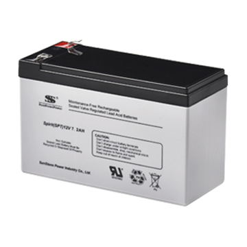 12V 7.2Ah AGM Lead Acid Battery Rechargeable Sealed Maintenance-Free for Home UPS Systems Sunstone