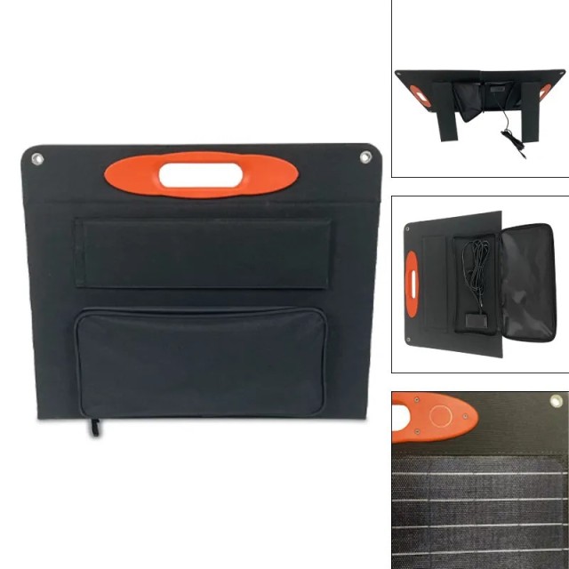 200 Watt Portable Solar Panel High Efficiency Monocrystalline Foldable for Outdoor Camping RV Use