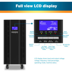 On-line UPS PX15K/20KL-3P1 10kVA-20kVA Pure Sine Wave with Long Backup Battery for Security and Monitoring Systems