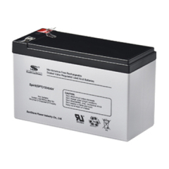 Sunstone Power 12V 9Ah AGM Lead Acid Stationary Battery Pack Sealed Maintenance-Free UPS Backup Power SPT Series