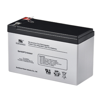 Sunstone Power 12V 9Ah AGM Lead Acid Stationary Battery Pack Sealed Maintenance-Free UPS Backup Power SPT Series