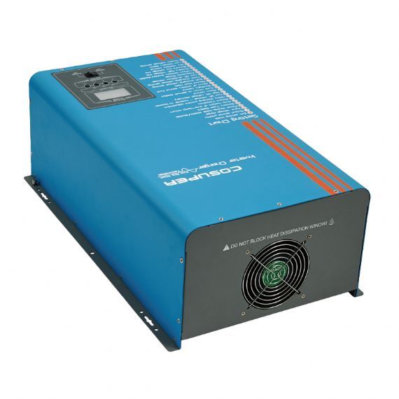 5000 W Split-Phase Inverter Charger 24V DC to 120V/240V AC Pure Sine Wave High Efficiency for Off-Grid Solar and Backup Power Systems COSUPER