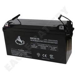 EM12-150 12V 150Ah 12-Year Lifespan Deep Cycle AGM Battery for UPS Telecom Backup Power Eagle